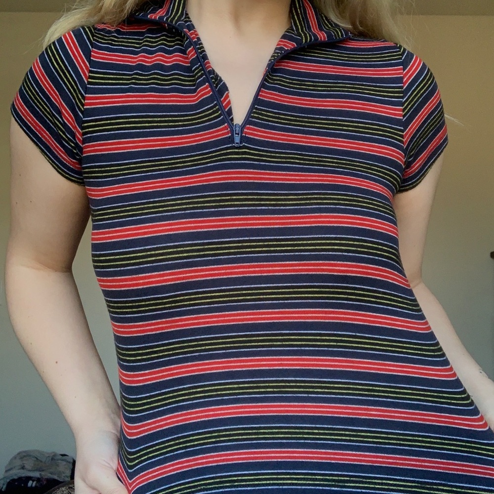 striped tee!!